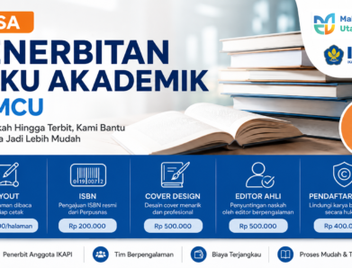 Jasa Penerbitan Buku Akademik di MCU